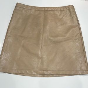 NWT Faux Leather Skirt